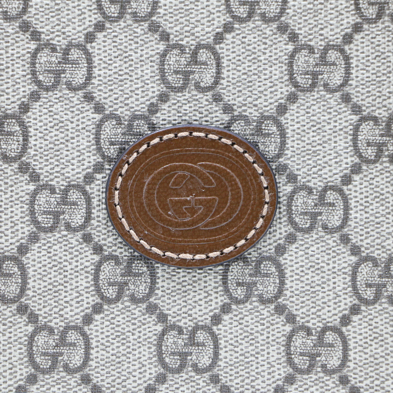 Gucci GG Supreme-Print Small Tote Bag Brown 659983