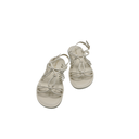 Christian Dior Leather Sandal White In Size 37