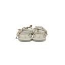 Christian Dior Leather Sandal White In Size 35 1/2