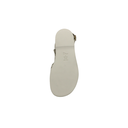 Christian Dior Leather Sandal White In Size 35 1/2