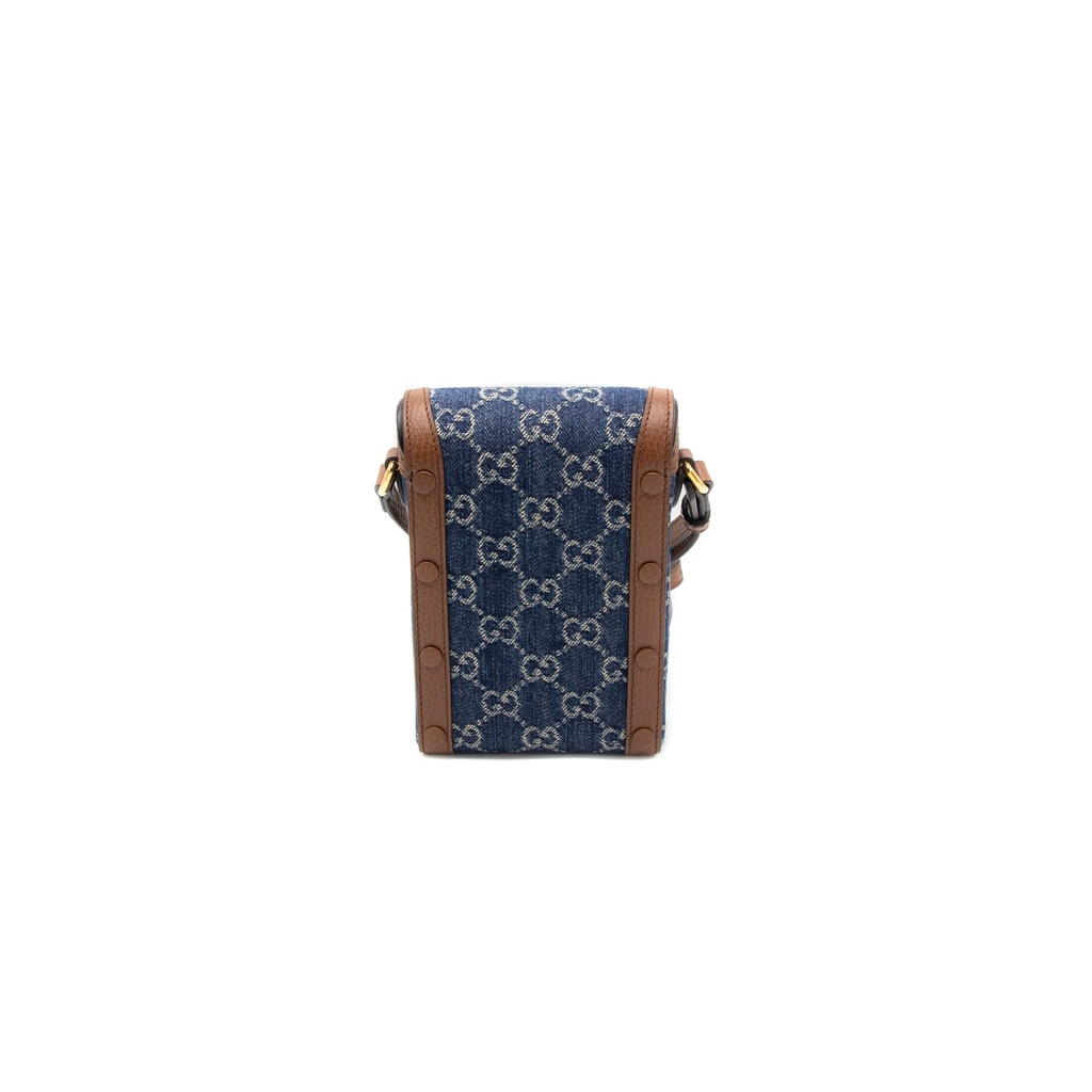 Gucci Horsebit 1955 Mini Bag Blue 625615