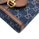 Gucci Horsebit 1955 Mini Bag Blue 625615