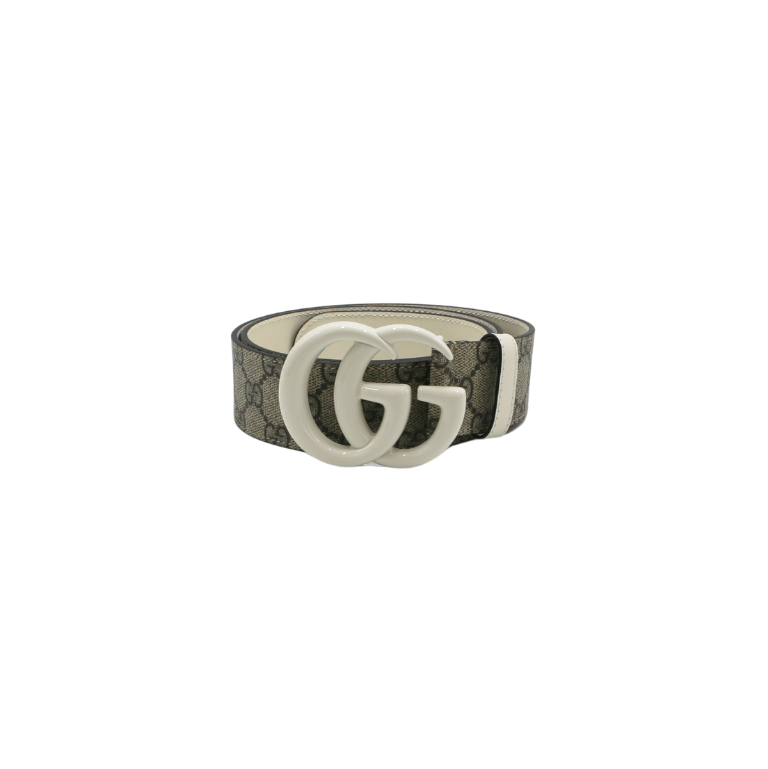 Gucci Re-Edition Wide Leather Belt 400593 Size 85 34