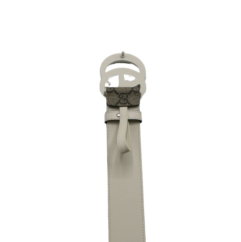 Gucci Re-Edition Wide Leather Belt 400593 Size 85 34