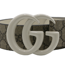 Gucci Re-Edition Wide Leather Belt 400593 Size 85 34