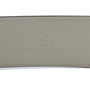 Gucci Re-Edition Wide Leather Belt 400593 Size 85 34