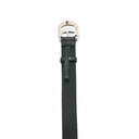 Gucci Leather Slim Black Belt with Double G Buckle 75 30 414516