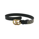 Gucci Re-Edition Wide Leather Belt 400593 Size 85 34