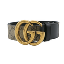 Gucci Re-Edition Wide Leather Belt 400593 Size 85 34