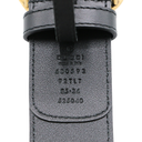 Gucci Re-Edition Wide Leather Belt 400593 Size 85 34