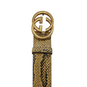 Gucci Buckle Python Belt 725993 In Size 75 30