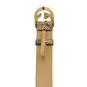 Gucci Buckle Python Belt 725993 In Size 75 30