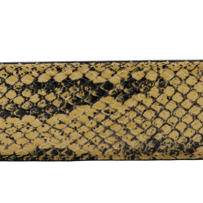 Gucci Buckle Python Belt 725993 In Size 75 30