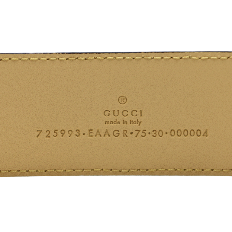 Gucci Buckle Python Belt 725993 In Size 75 30