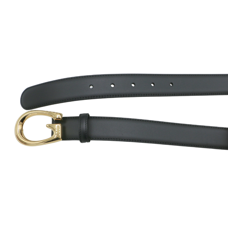 Gucci Thin Belt With G Buckle 655566 In Size 100 40