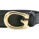Gucci Thin Belt With G Buckle 655566 In Size 100 40