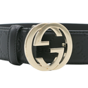 Gucci GG Supreme Belt with G Buckle Size 80 32 370543