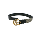 Gucci Re-Edition Wide Leather Belt 400593 Size 80 32