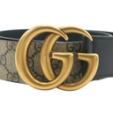 Gucci Re-Edition Wide Leather Belt 400593 Size 80 32