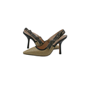 Christian Dior J'Adior Slingback Pump Natural Technical Fabric In Size 37