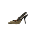 Christian Dior J'Adior Slingback Pump Natural Technical Fabric In Size 37