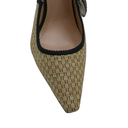 Christian Dior J'Adior Slingback Pump Natural Technical Fabric In Size 37