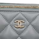 Chanel Caviar Quilted Small Tiny CC Vanity Case With Chain