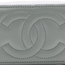Chanel Caviar Quilted Small Tiny CC Vanity Case With Chain