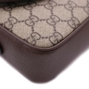 Gucci Ophidia Small Shoulder Bag In Beige And Dark Brown GG Supreme 722117