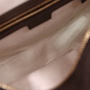 Gucci Ophidia Small Shoulder Bag In Beige And Dark Brown GG Supreme 722117
