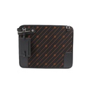 Gucci Medium Messenger Bag Black Diagonal Interlocking G Fabric Jacquard 752595