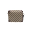 Gucci GG Supreme Monogram Canvas Shoulder Bag Beige 626363