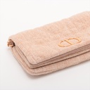 Christian Dior Caro Tweed Chain Shoulder Bag Pink