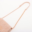 Christian Dior Caro Tweed Chain Shoulder Bag Pink