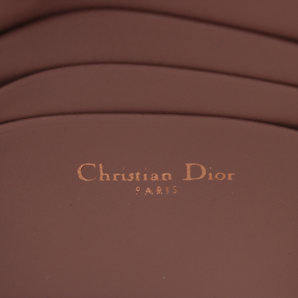 Christian Dior Caro Tweed Chain Shoulder Bag Pink