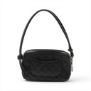 Chanel Cambon Lambskin Pochette Black 