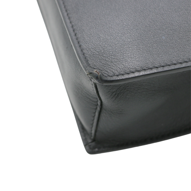 Valentino Garavani Black Leather Clutch