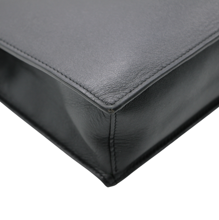 Valentino Garavani Black Leather Clutch