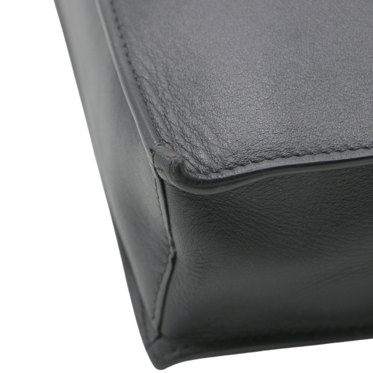 Valentino Garavani Black Leather Clutch