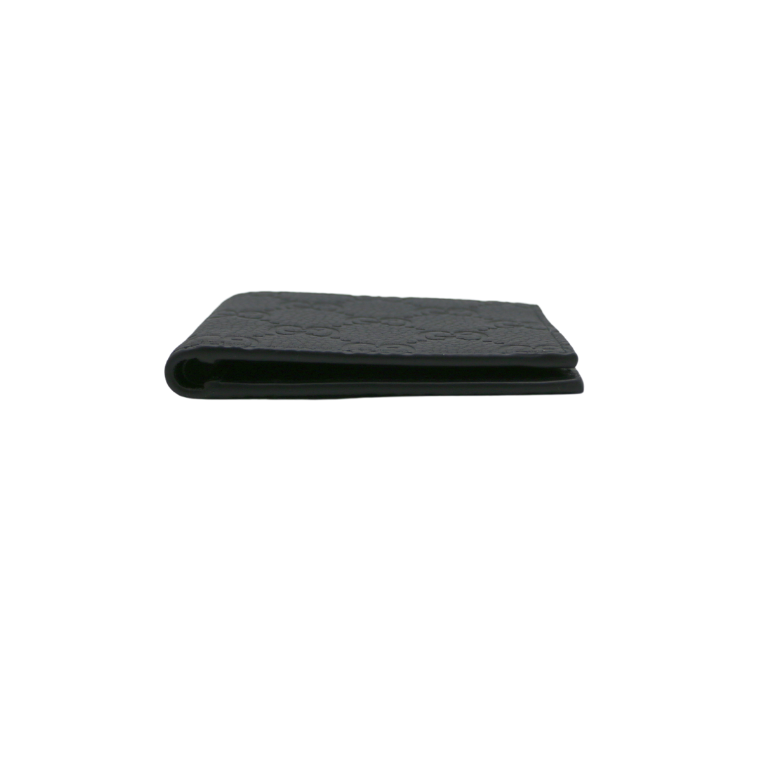 Gucci GG Embossed Leather Black Wallet 835001