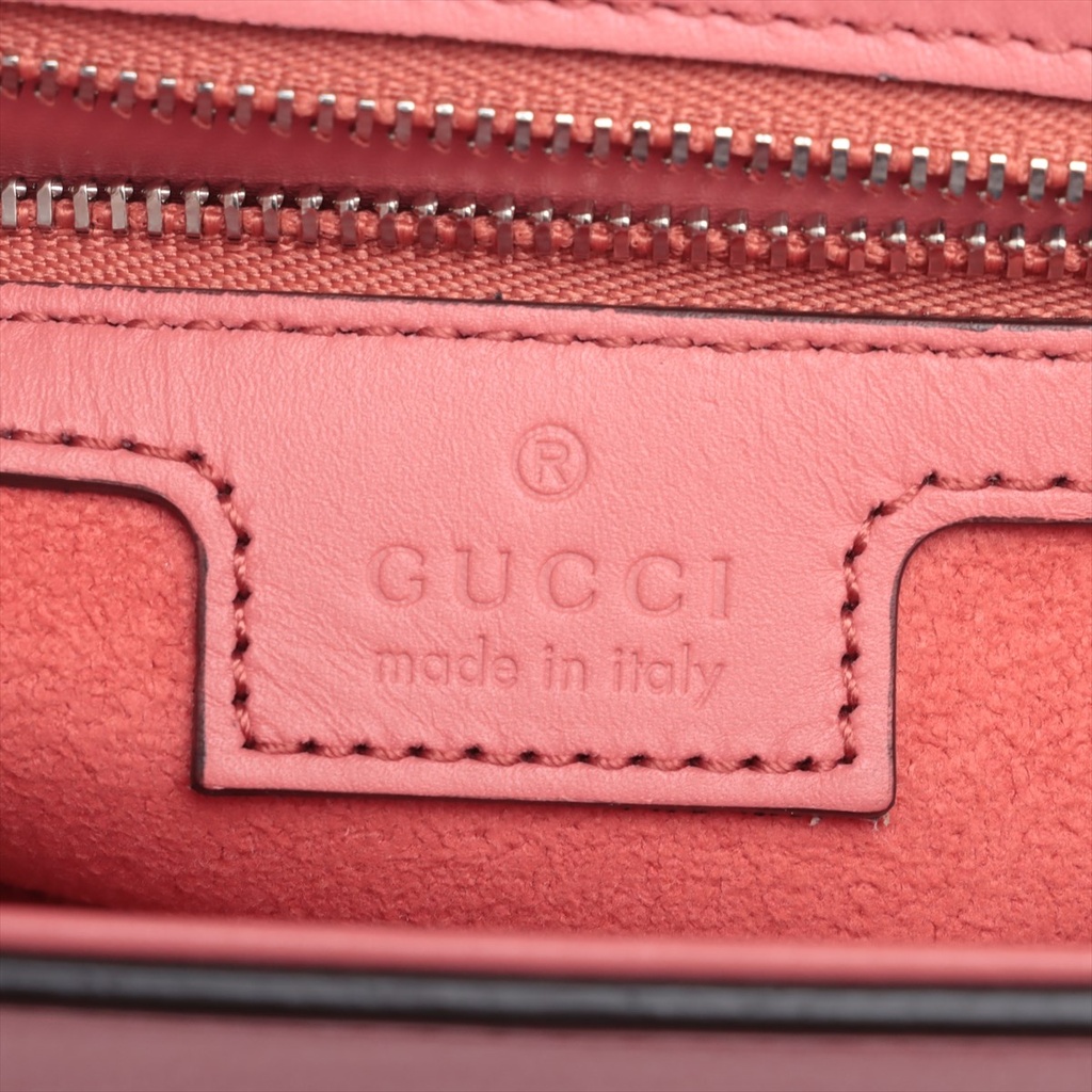 Gucci Petit GG Mini Shoulder Bag Pink 739722
