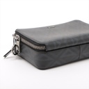 Christian Dior  Coated Canvas CD Diamond Messenger Pouch Black