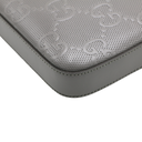 Gucci GG Embossed Small Messenger Grey Bag 406410