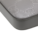 Gucci GG Embossed Small Messenger Grey Bag 406410