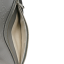 Gucci GG Embossed Small Messenger Grey Bag 406410