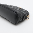 Gucci GG Matelasse Leather Shoulder Bag Black 702229