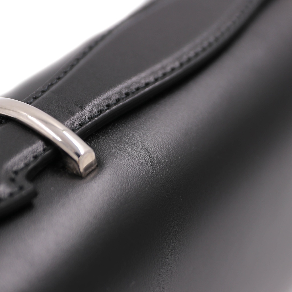 Gucci Petit GG Mini Leather Shoulder Bag Black 739722