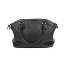 Gucci Dollar Calfskin Large GG Charm Dome Satchel Tote Black