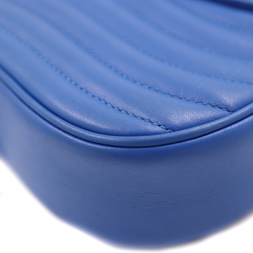 Louis Vuitton New Wave PM Blue Chain Bag 