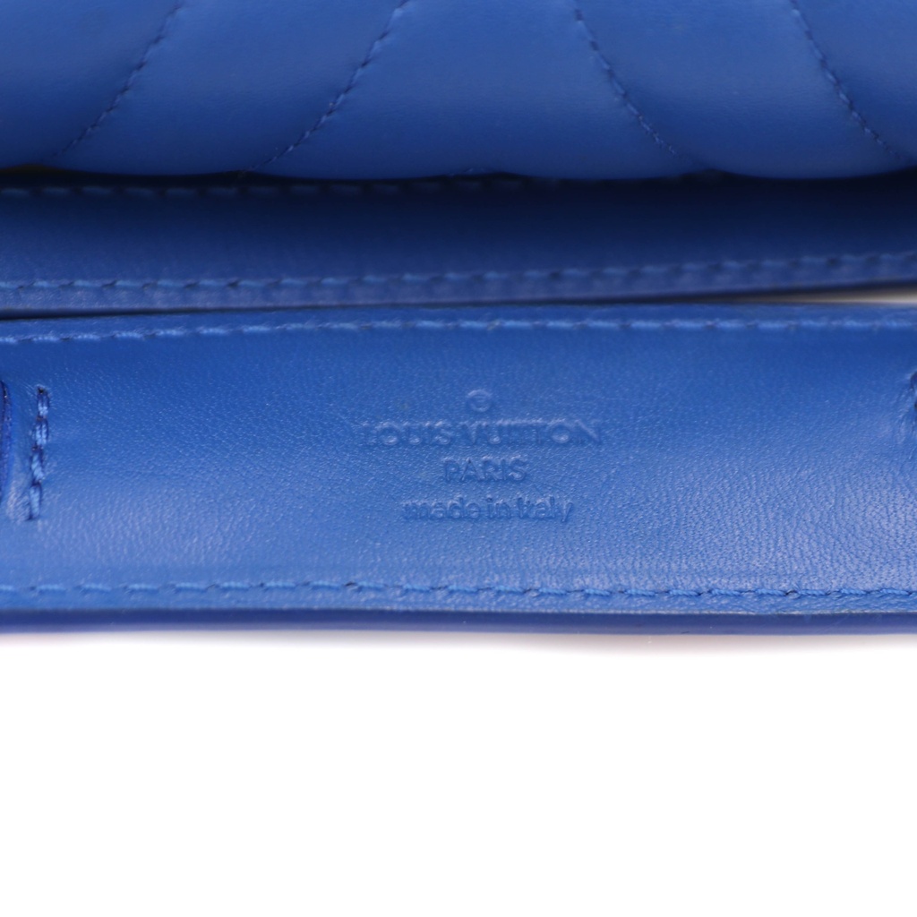 Louis Vuitton New Wave PM Blue Chain Bag 